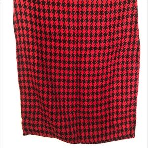 Plaid Pencil Skirt